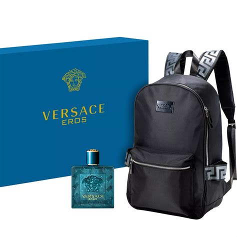 versace cologne for men gift set|versace cologne set with backpack.